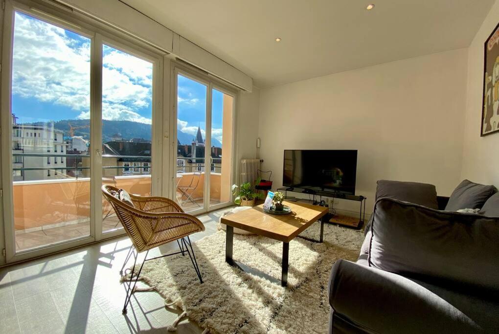 Toit-Terrasse Traversant Plein Centre 100M Du Lac Daire Annecy Dış mekan fotoğraf